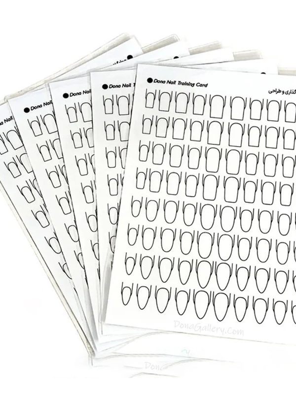 شیت موادگذاری ناخن tonz