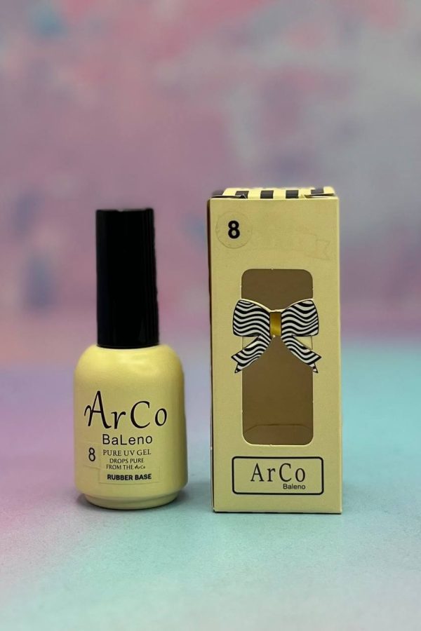 رابربیس ناخن 08 آرکو ARCO 20ML