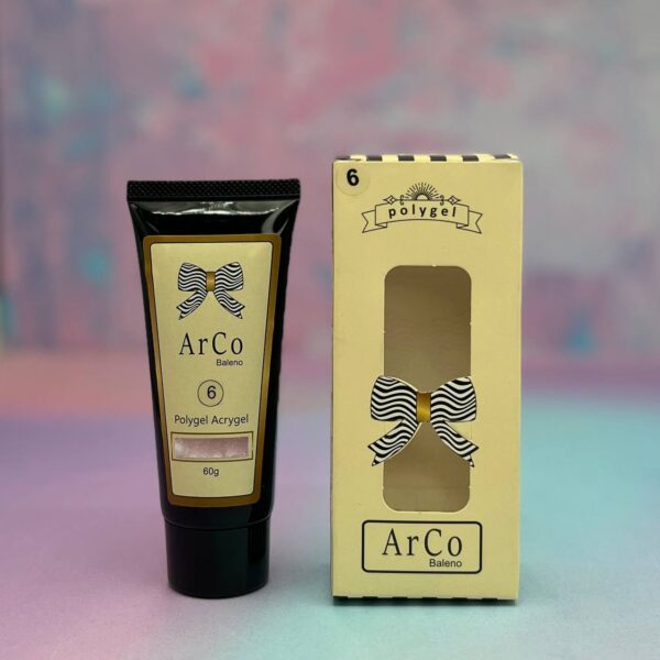 پلی ژل شاینی ناخن 06 آرکو ARCO 60G