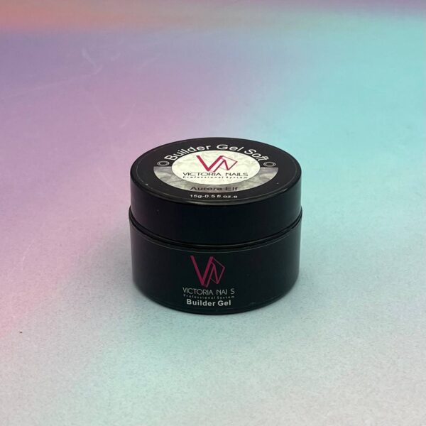 بیلدرژل ناخن سافت طوسی شاینی ویکتوریا VICTORIA 15G