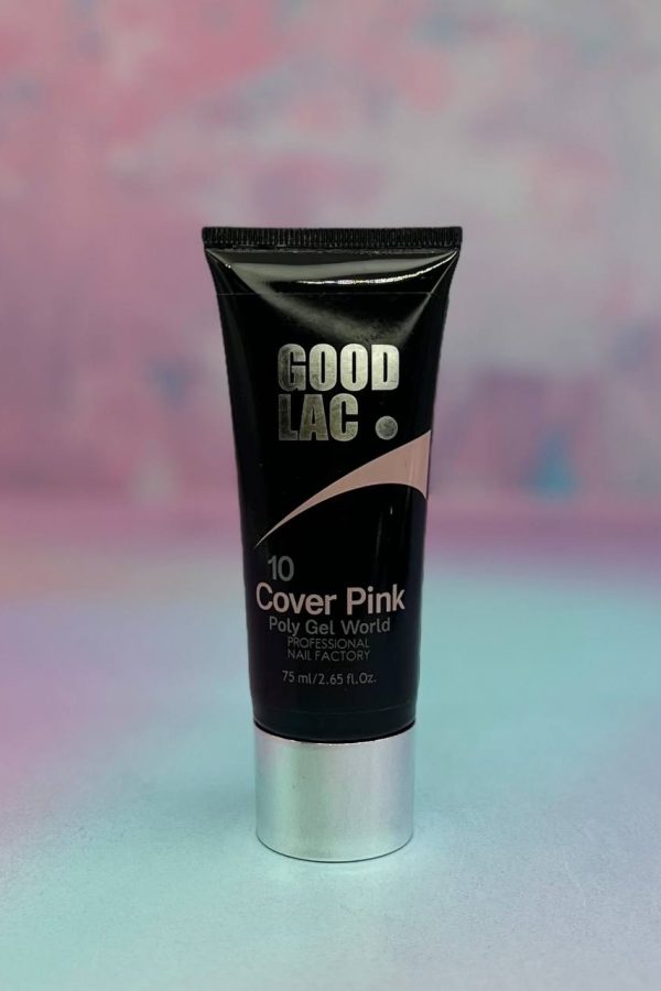 پلی ژل ناخن cover pink 10 گودلاک GOODLAC 75G