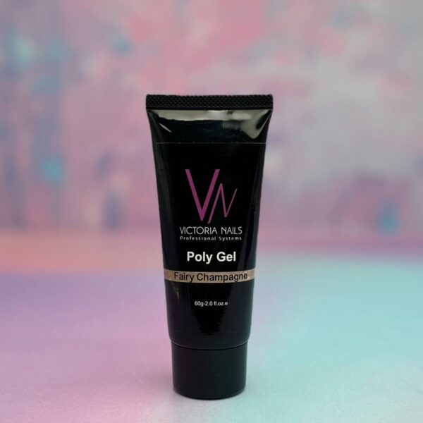 پلی ژل ناخن شامپاینی ویکتوریا VICTORIA 60G