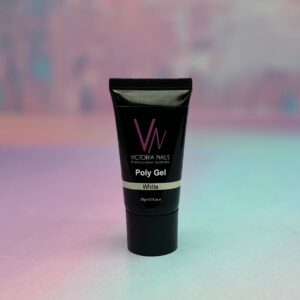 پلی ژل ناخن سفید ویکتوریا VICTORIA 30G
