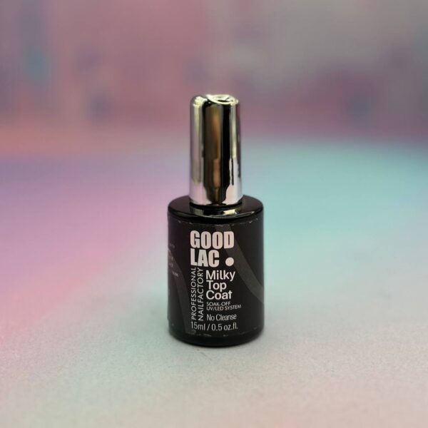 تاپ ژل شیری ناخن گودلاک GOOD LAC 15ML