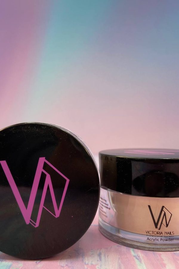 پودر هلویی ناخن 30 گرم ویکتوریا نیل VICTORIA NAIL