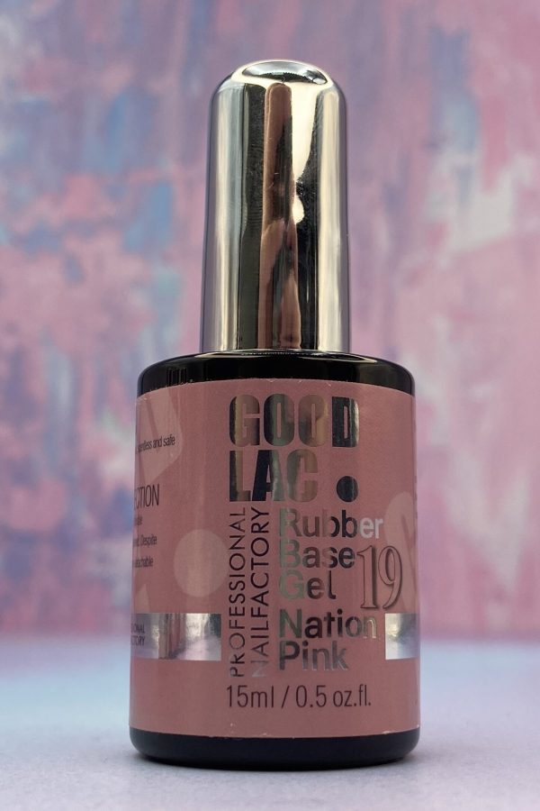 رابربیس ناخن 19 گودلاک GOOD LAC 15ML