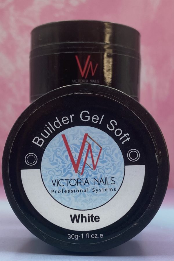 بیلدرژل ناخن سافت سفید ویکتوریا VICTORIA 30G