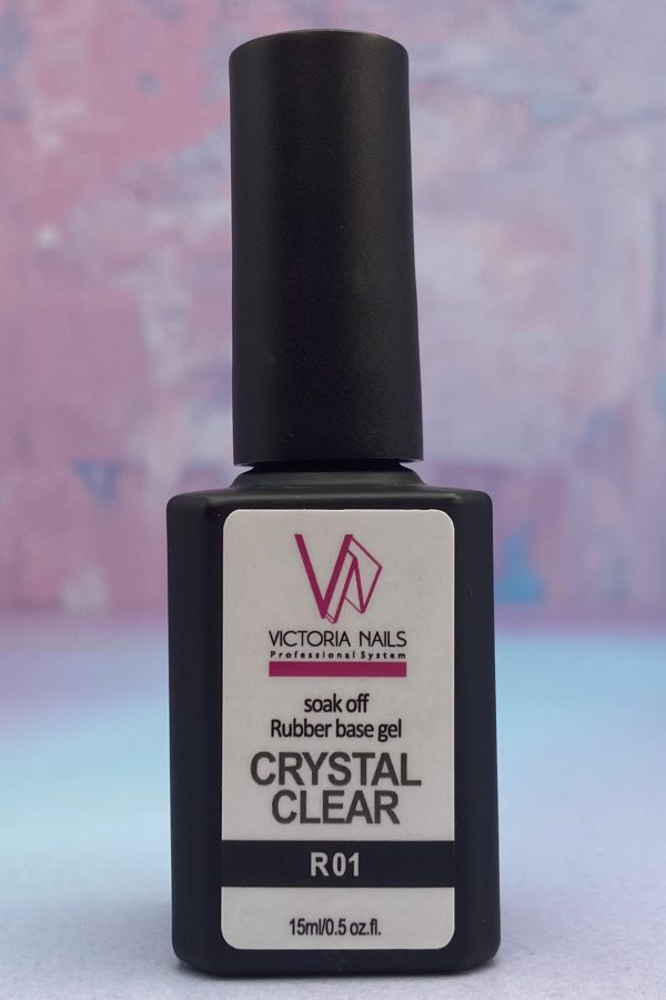 رابربیس ناخن 01 کلیر ویکتوریا VICTORIA 15ML