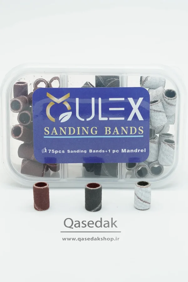 پک سمباده کاغذی میکس (75عددی+پایه) ناخن