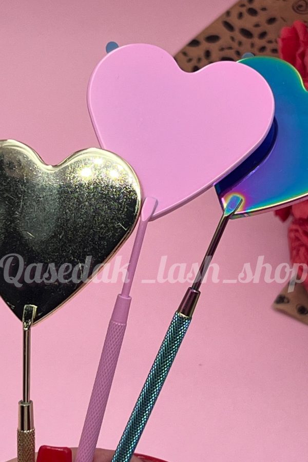 آینه مژه قلبی