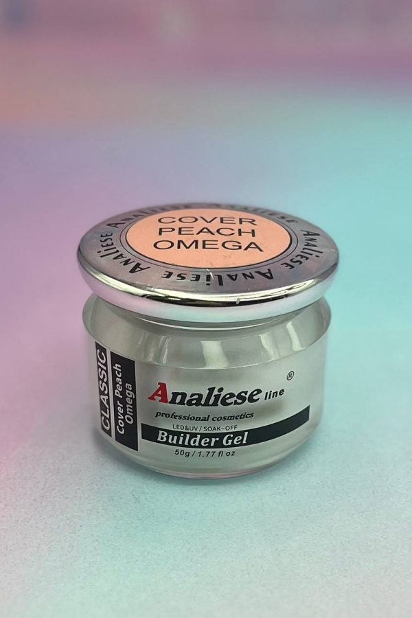 بیلدر ژل ناخن سافت آنالیز ANALIZE 50G COVER PEACH OMEGA