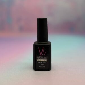تاپ ژل گلیتردار گلد ناخن ویکتوریا VICTORIA 15ML