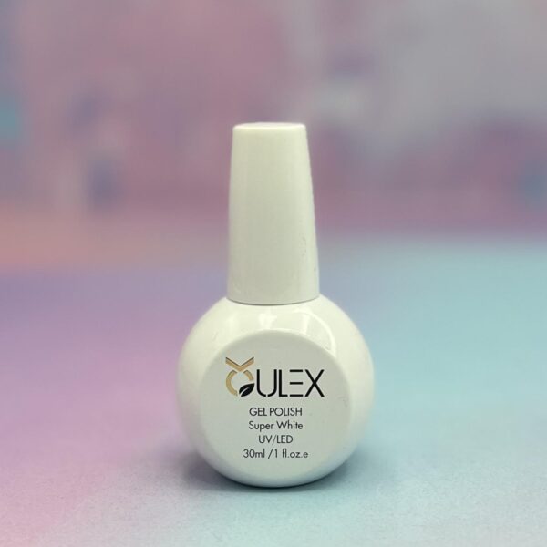 لاک ژل سفید ناخن اولکس  OULEX 30ML