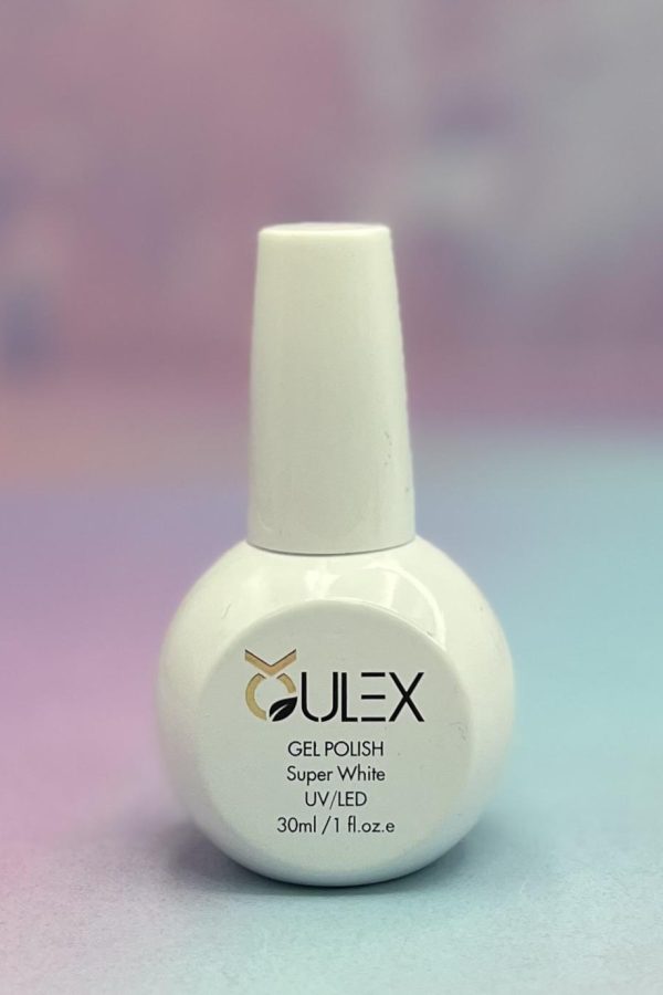 لاک ژل سفید اولکس  OULEX 30ML ناخن