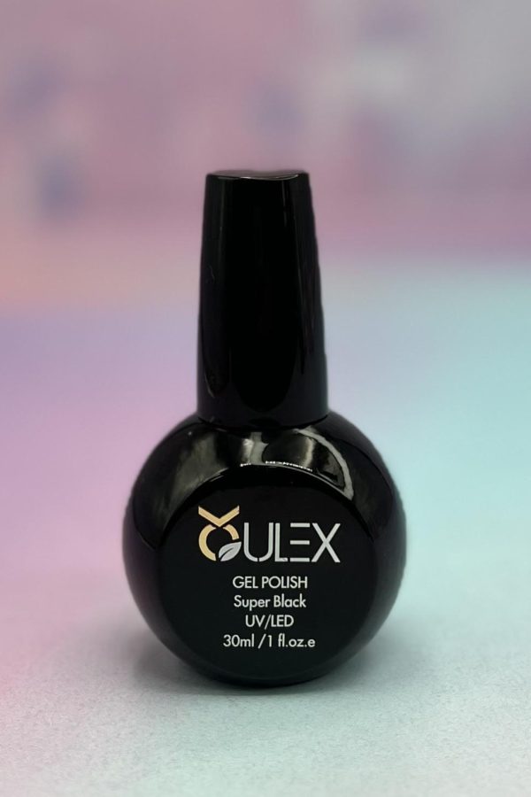 لاک ژل مشکی اولکس  OULEX 30ML ناخن