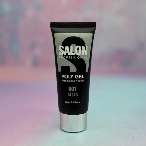 پلی ژل ناخن 01 کلیر سالن SALON 60G