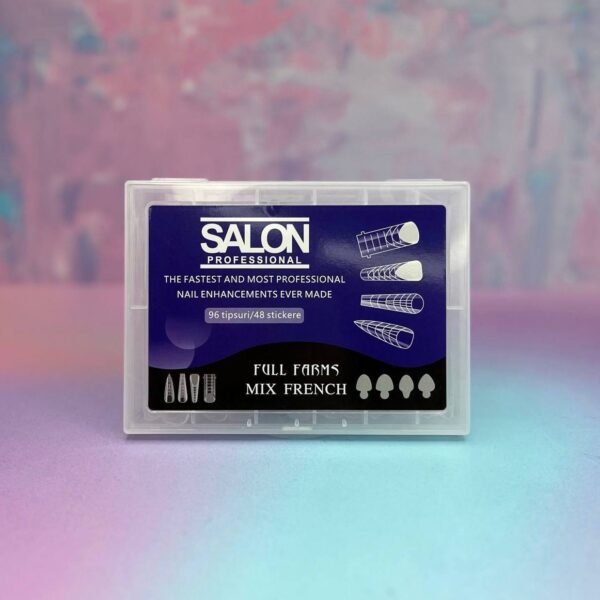 قالب ژل میکس ناخن 96عددی مات سالن SALON