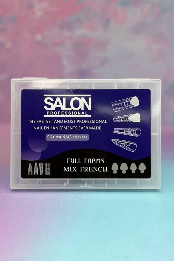 قالب ژل میکس ناخن 96عددی مات سالن SALON