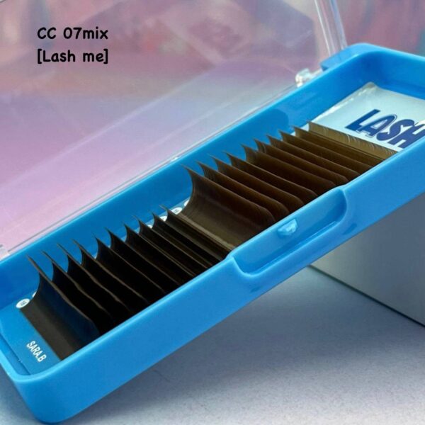 مژه قهوه ای لش می(روشن-تیره) CC07MIX