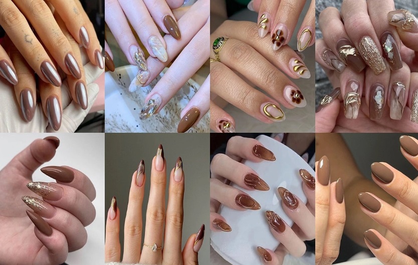 طراحی ناخن با رنگ موکاموس
