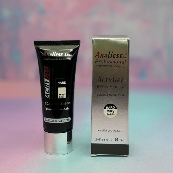 پلی ژل میلکی ناخن آنالیز ANALIZE 75G