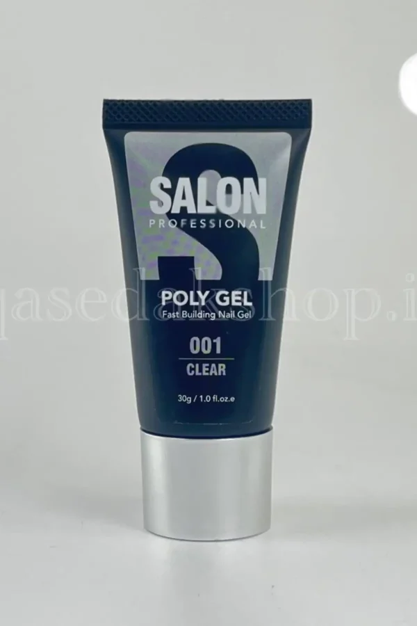 پلی ژل 01 کلیر سالن SALON 30G ناخن