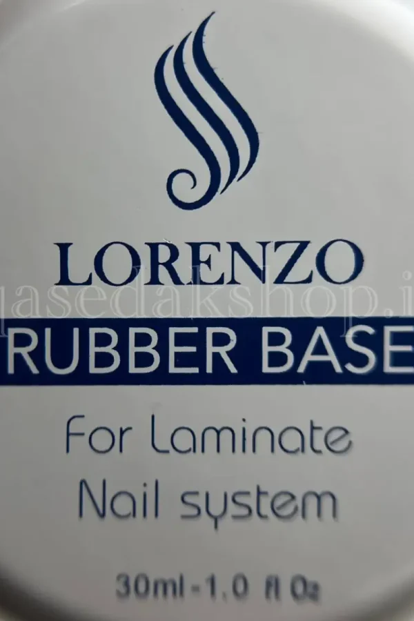 LORENZO Clear Rubber Base Nail Polish 30ML
