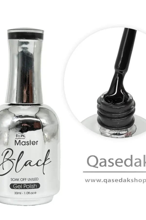 لاک ژل مشکی مستر MASTER 30ML